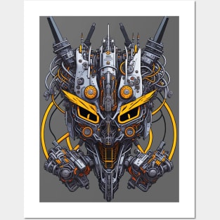 Mecha Skull S01 D69 Posters and Art